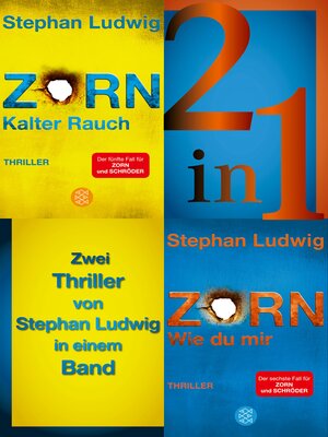 cover image of Kalter Rauch / Wie du mir--Zwei Zorn-Thriller in einem Band